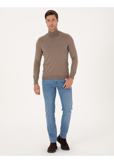 Pierre Cardin Erkek Vizon Kazak /triko 50314202-vr174 Vizon