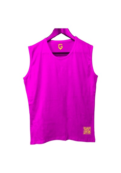 Top Glory Basic Tank Top Kolsuz Sporcu Tshirt (532150302) Fuşya