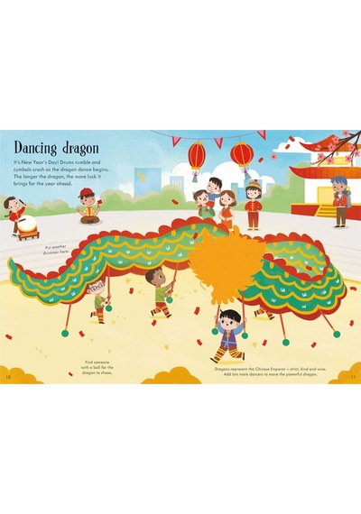 Little First Stickers Chinese New Year Usborne Publishing