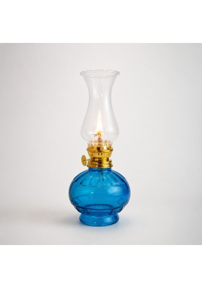 İdare Kandil Nostalji Gaz Lambası Mini Mavi