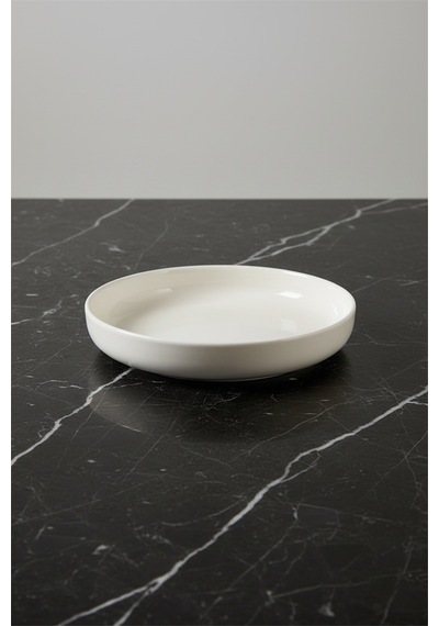 6'lı Toledo Çukur Tabak 22cm Krem Rinart