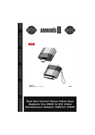 Özel Seri Çevirici Parça Tekno Eşya Bağlantı Ucu Hdmı To Dvı Video Dönüştürücü Adaptör Gb013 1080p