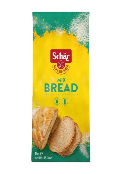 Schar Glutensiz Ekmek Unu 1 Kg - Lezzetli Ekmek, Pizza Ve Poğaça Tarifleri İçin 3'li Ekonomik P Tarı