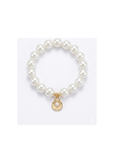 Doğal Taş Bileklik Beyaz - 875401003 Beyaz