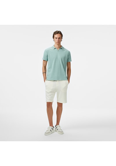 Nautica Erkek Yeşil Classic Fit Polo Yaka T-shirt Düz K55560t Yeşil