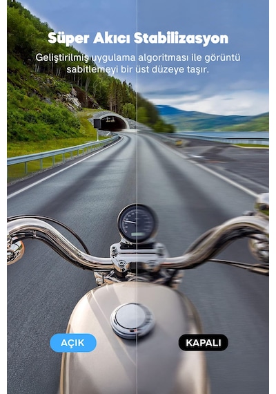 Akaso Brave 8 4K 60fps Aksiyon Kamera ve Süper Aksesuar Seti (Akaso Türkiye 2 Yıl Garantili)