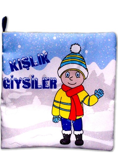 Tox Kışlık Giysiler Kumaş Sessiz Kitap T052 - Bez Kitap , Eğitici Oyuncak , Yumuşak Ve Hışırtılı