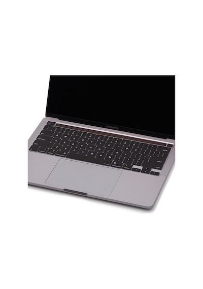 Apple Uyumlu MacBook Pro Klavye Koruyucu M1-m2 13inç Us-abd İngilizce Touchbarlı A2338 A2289 A2251 A2141 Siyah