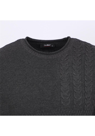 Dio Rise Erkek Uzun Kol İnce Sweatshirt - 189407 - Antrasit Antrasit