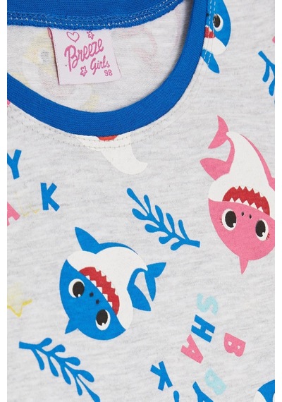 Breeze Kız Bebek Pijama Takımı Renkli Köpekbalığı Desenli 9 Ay-3 Yaş, Açık Gri Melanj-açık Gri Melanj Açık Gri Melanj Breeze Kız Bebek Pijama Takımı Renkli Köpekbalığı Desenli 9 Ay-3 Yaş, Açık Gri Melanj-açık Gri Melanj Açık Gri Melanj
