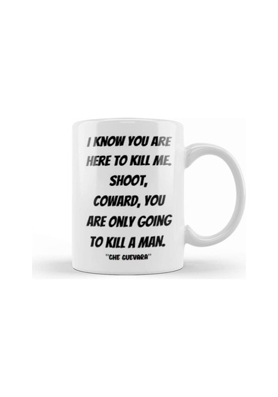 Che Guevara Quotes Gift Vintage Retro Rainbow Style Kupa Bardak Porselen No11194 Karışık