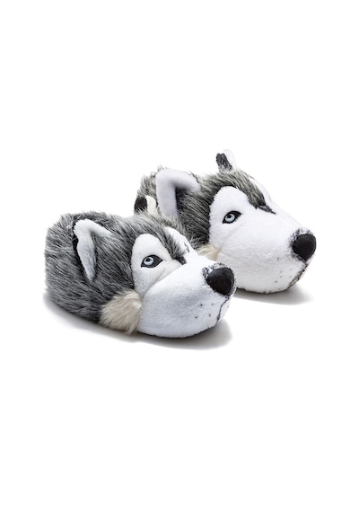 Twigy Husky Erkek Hayvanlı Panduf Gri 40/45 CC0530 Çok Renkli Twigy Husky Erkek Hayvanlı Panduf Gri 40/45 CC0530 Çok Renkli