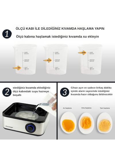 Rowenger 08-EGG 500 W 8'li Yumurta Pişirme Makinesı