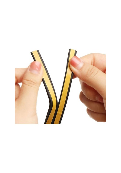 Tr Premium Kauçuk Pvc Doğrama Kapı Pencere Soğuk Hava Geçirmez Sızdırmaz İzolasyon Fitil Yapışkanlı Dayanıkl
