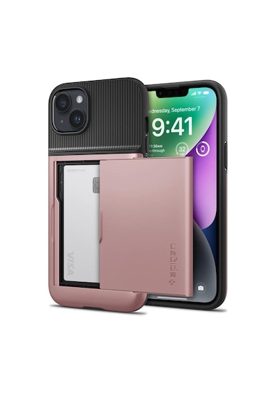 Spigen Apple Uyumlu iPhone 14 Plus İle Kılıf Slim Armor Cs Rose Gold