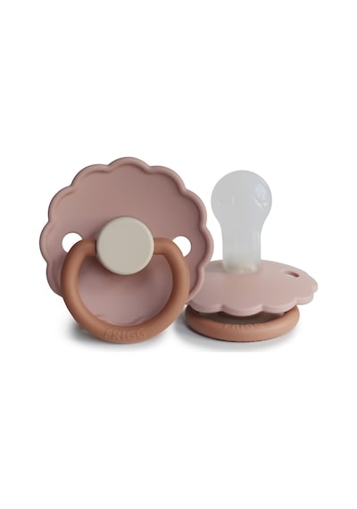 FRIGG Daisy Silikon Emzik - Biscuit 0-6 ay Çok Renkli