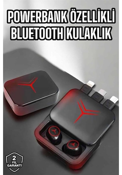 Bluetooth Kulaklık Powerbank Özelliği Yüksek Ses Kaliteli Tws Kulaklık - Lisinya
