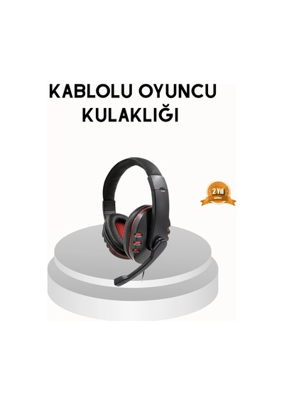 Profesyonel Kulaklık - Mikrofonlu, Yumuşak Pedli, Stereo Ses Kalitesi, Tere Dayanıklı