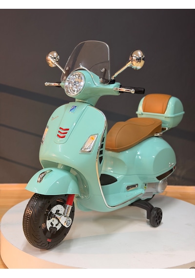 Orjinal Vespa Akülü Motor 3-6 Yaş Mavi