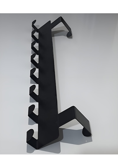 Hvngroup Metal Amerikan Kapı Arkası Askılık Organizer Askılık Siyah