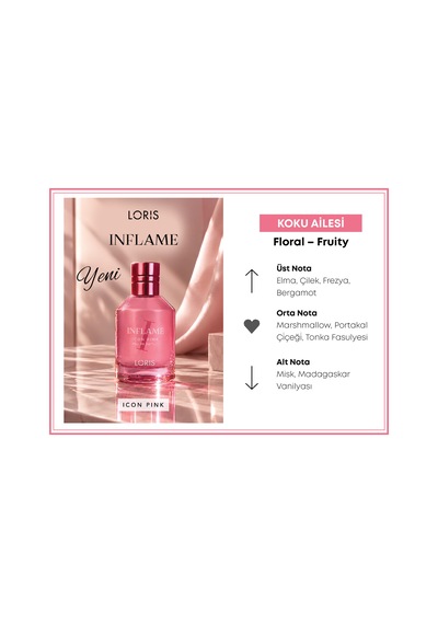 Inflame Icon Pink Edp Parfüm 100 Ml Çiçeksi  - Meyve