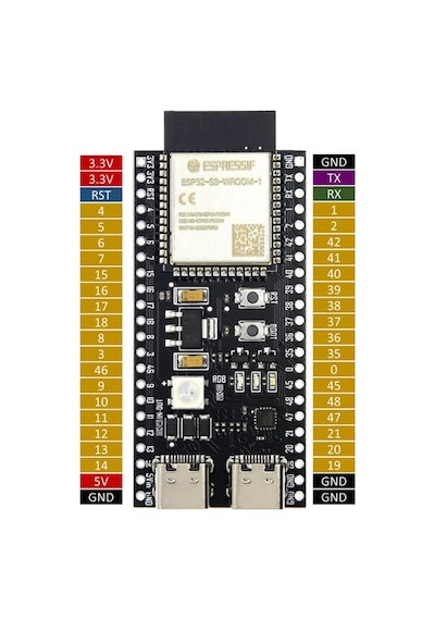 Esp32-s3-devkitc-1 N16r8 Wifi Bluetooth 5 Modül Geliştirme Kartı Esp32-s3-n16r8 32 Bit Çift Çekirdek