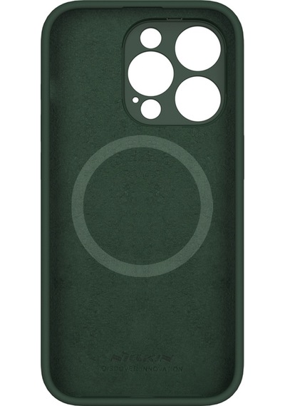 Nillkin Apple Uyumlu iPhone 15 Pro Stand Özellikli Lens Koruyuculu Lansman Kılıf Yeşil