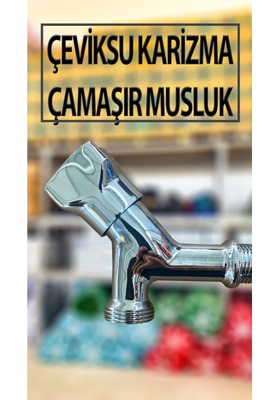 Karizma Model Çamaşır Bulaşık Makinası Musluğu Çamaşır Makinaları Bağlantı Hortumlarına Uyumludur
