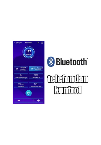 Mincy 5kw Evolation Sabit Tip Webasto 12v Bluetooth