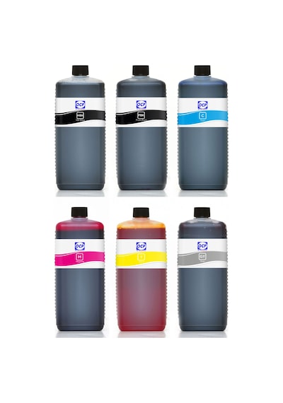 OCP HP 730 P2V65A P2V67A P2V62A P2V63A P2V64A P2V66A Kartuş Mürekkep Seti 1000ml 6 Renk