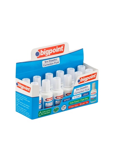 Bigpoint Sıvı Silici 20 Ml X 12 Adet