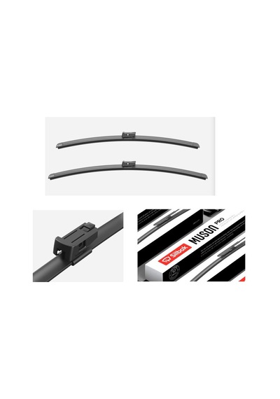 Silecek Süpürgesi Muz 530/480mm Vw Polo 4 Hb Classic İbiza 3 Cordoba 2 Sb2119c Silbak 6l1955426a