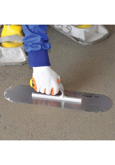 Metal Elastomer Saplı Havuz Malası 45 Cm Harç Derz Sıva Yüzey Düzleştirme Beton Çimento Mala Saten