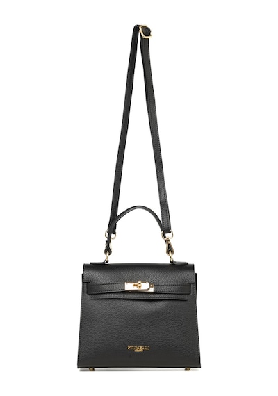 D28 Black Portföy Çantası Kadın Katıa Piumelli Milano Bag D28 Black