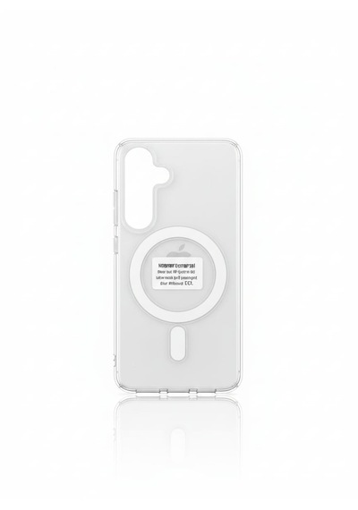 Samsung S 25 / S 24 Uyumlu Magsafe Kılıf Modeli Şeffaf