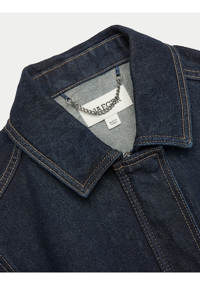 Marks & Spencer Denim Trucker Ceket Lacivert