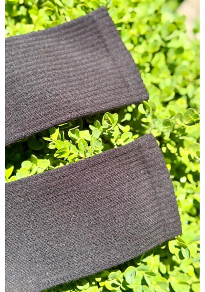 Lousocks Unisex Siyah Düz Renk Tenis Spor Çorabı