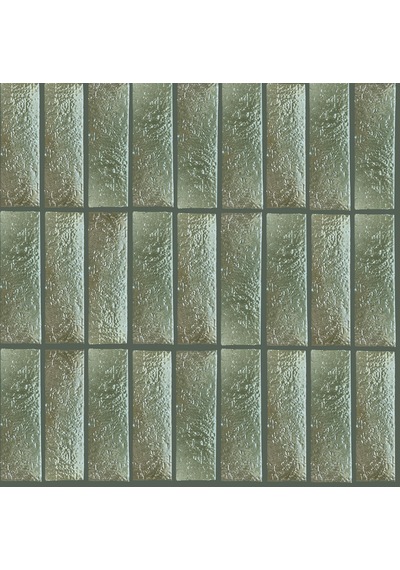 Art Mosaic Metal Platin 6,5x21,5 El Yapımı Terracotta Seramik