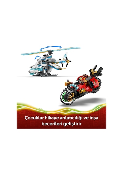 LEGO® NINJAGO® Ninja Aracı Ağaç Ev Savaşı 71857 - 7 Yaş ve Üzeri Çocuklar için 6 Minifigür İçeren Oyuncak Yapım Seti (642 Parça)
