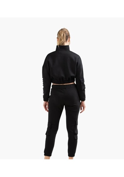 Umbro Pyra Track Suit – Kadın Siyah Pamuklu Eşofman Takımı – VA-0021 Siyah