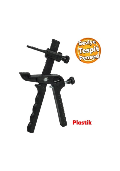 Seviye Tespit Artısı Takoz Pensesi Plastik Siyah Renk Derz Klipsi Derz Kaması Fayans Yer Döşeme