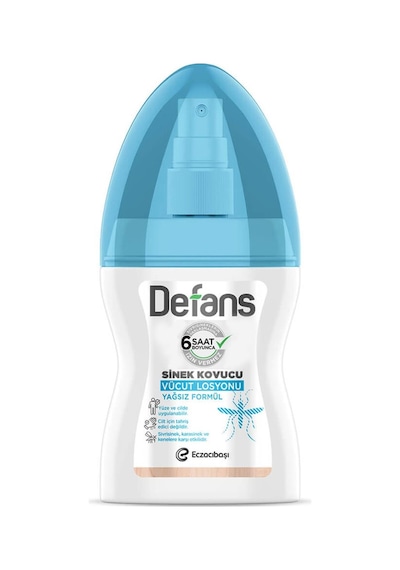 Defans Sinek Kovucu Vücut Losyonu 100 Ml Yağsız Formül Defans Sinek Kovucu Vücut Losyonu 100 Ml Yağsız Formül