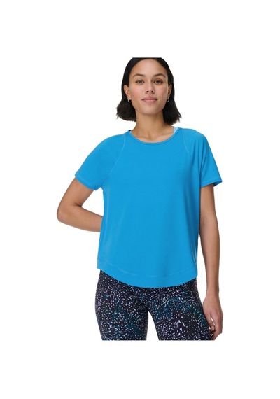 Sweaty Betty Sweaty Betty Breathe Easy Kadın Mavi Tişört 5131 Mavi