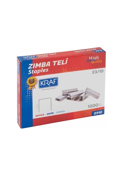Kraf Zımba Teli No 23/10 1000'li Paket