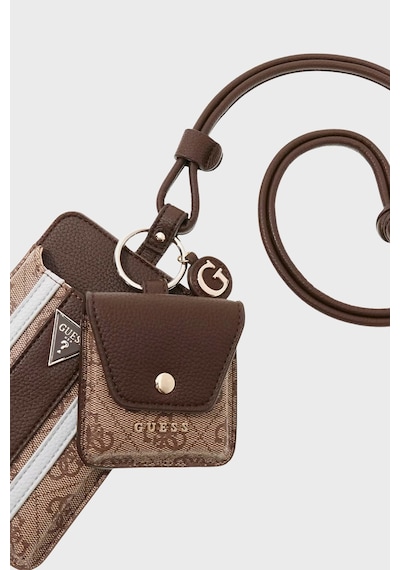 Guess Noelle Logolu Telefon Çantası Pw7574p6326 Bayan Telefon Çantası Pw7574 P6326 Lgw Kahve