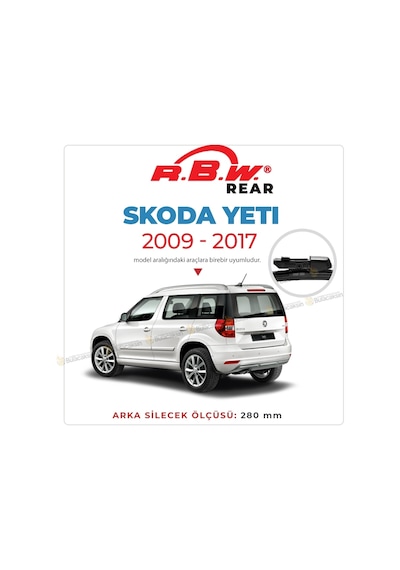 Skoda Yeti Arka Silecek (2009-2017) RBW Skoda Yeti Arka Silecek (2009-2017) RBW