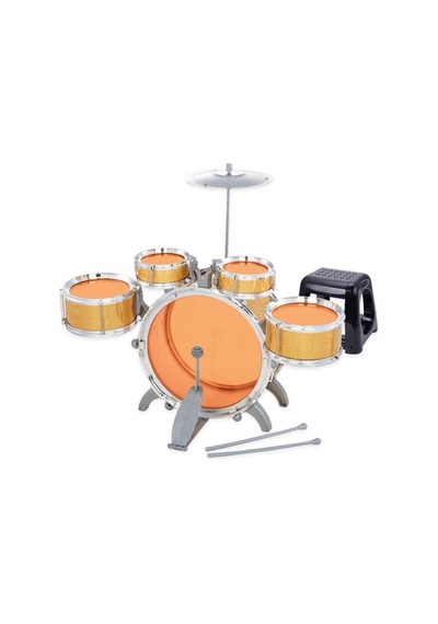 1080080 Eccho, Davul Set - Jazz Drum / 5 Adet Davul, Zil Ve Tabure / +3 Yaş