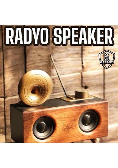 Nostaljik Görünümlü Bluetooth Bağlantılı Speaker 69779993