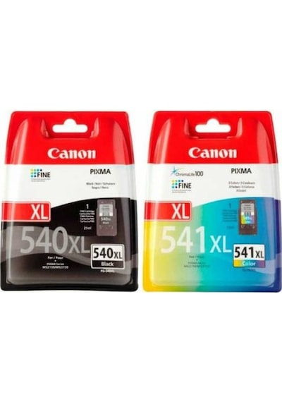 Canon Pg 540Xl Cl 541Xl Kartuş 2 Li Set Canon 541Xl