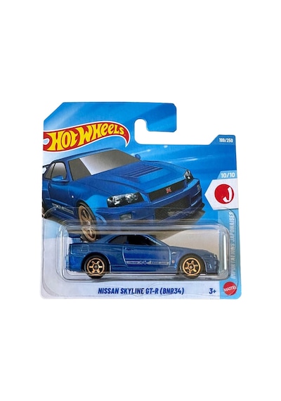 Hot Wheels Nissan Skyline Gt-r Bnr34 Mavi